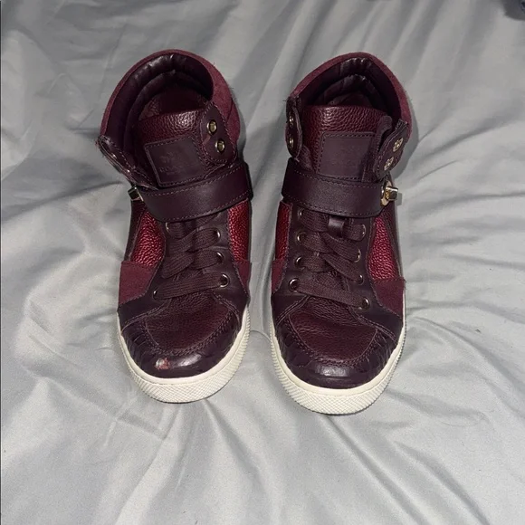 COACH - Women’s 6 caiman leather and suede booties - Picture 3 of 4
